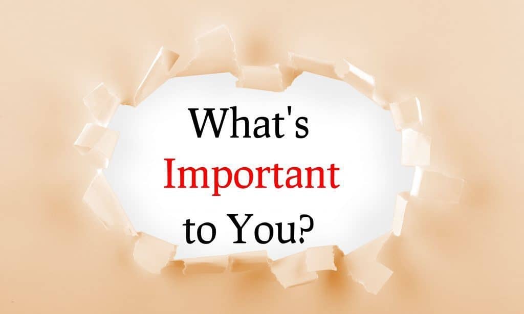 What's Important and Relevant