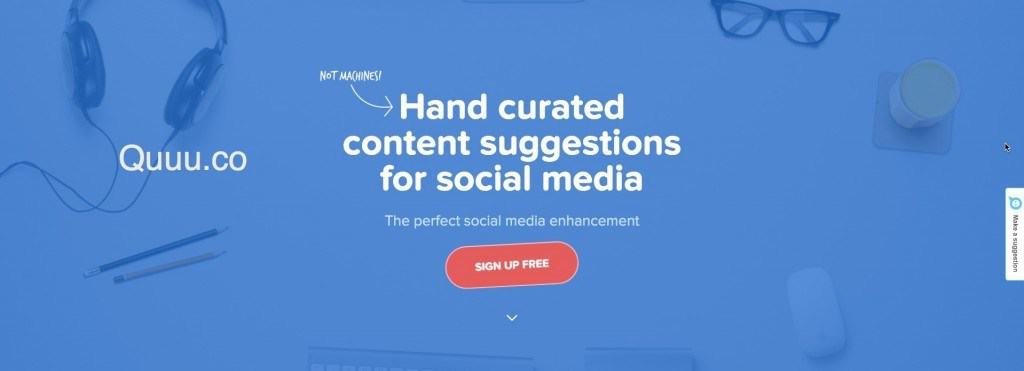 Quuu.co Social media marketing
