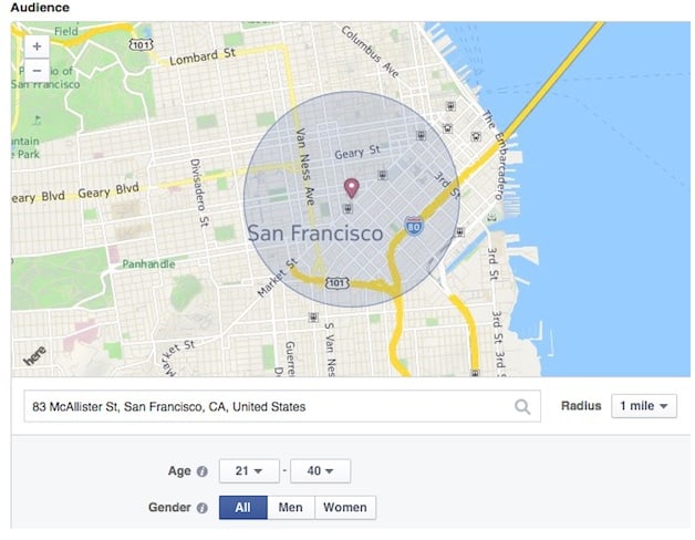 Facebook Local Awareness Ads