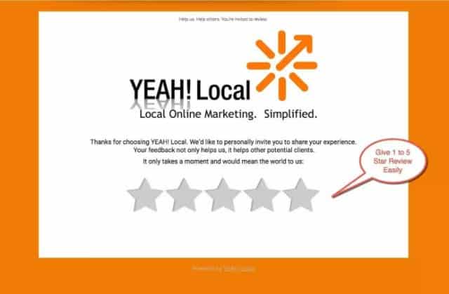 Yeah local review website