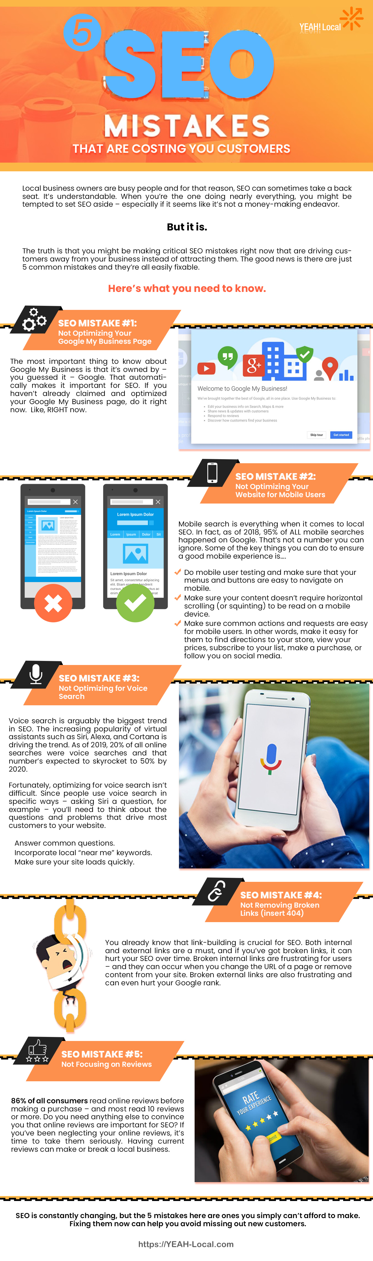 5 SEO Mistakes That Are Costing You Customers