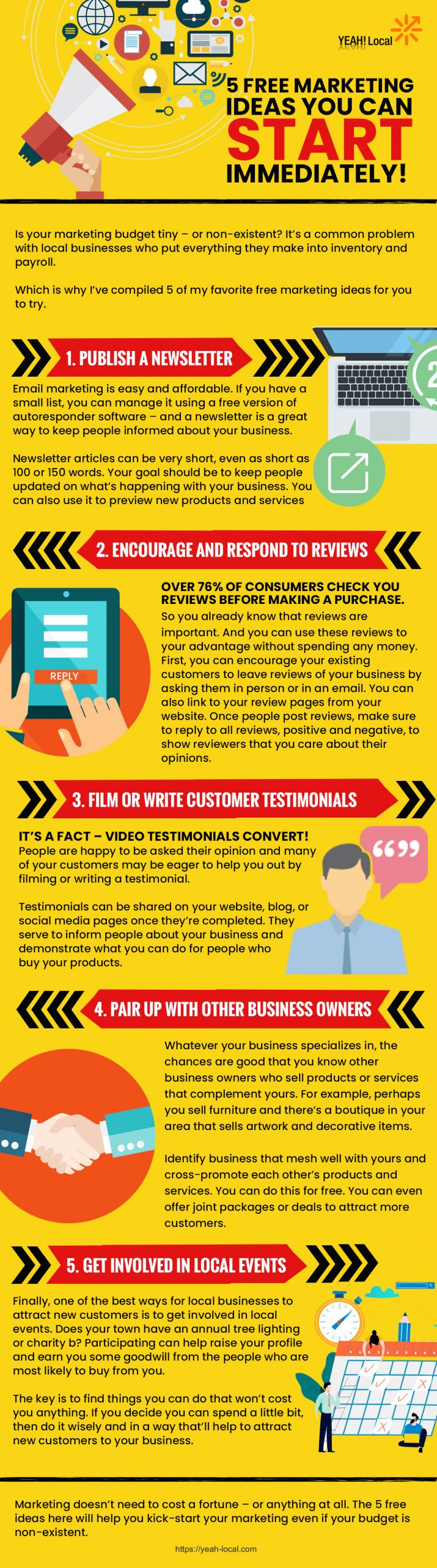 5 Free Marketing Ideas You Can Start Immediately