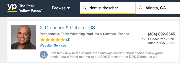 YP.com Drescher & Cohen