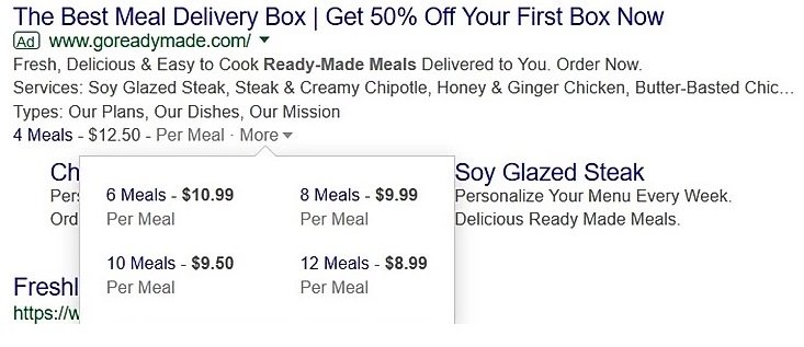 Prices are a way to get your ads to stand out.